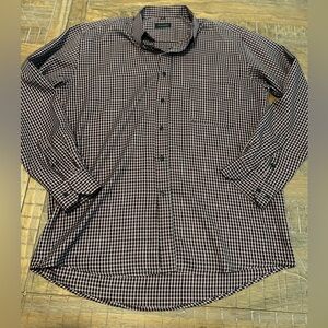 DSQUARED2 Black and White Casual Button Down Shirt Size Large